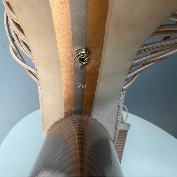 NWOB Sam Edelman Laurette Block Heel Sandals size 7.5 - Picture 5 of 6